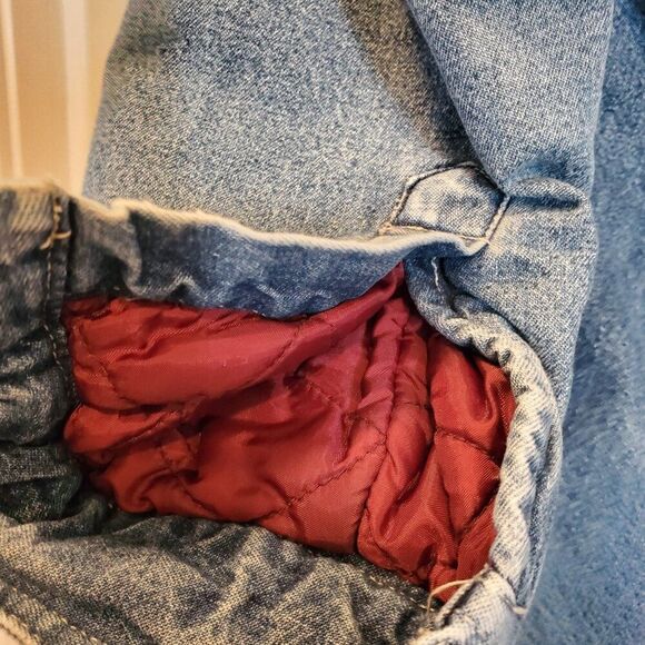 Boys 6/7 Denim & Fleece Shacket - Cozy & Warm - Picture 3 of 4